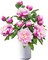 4 Pcs Artificial Peonies – Faux Silk Flowers with Stems, Realistic Purple-Pink Peonies for Home Decor & Floral Arrangements